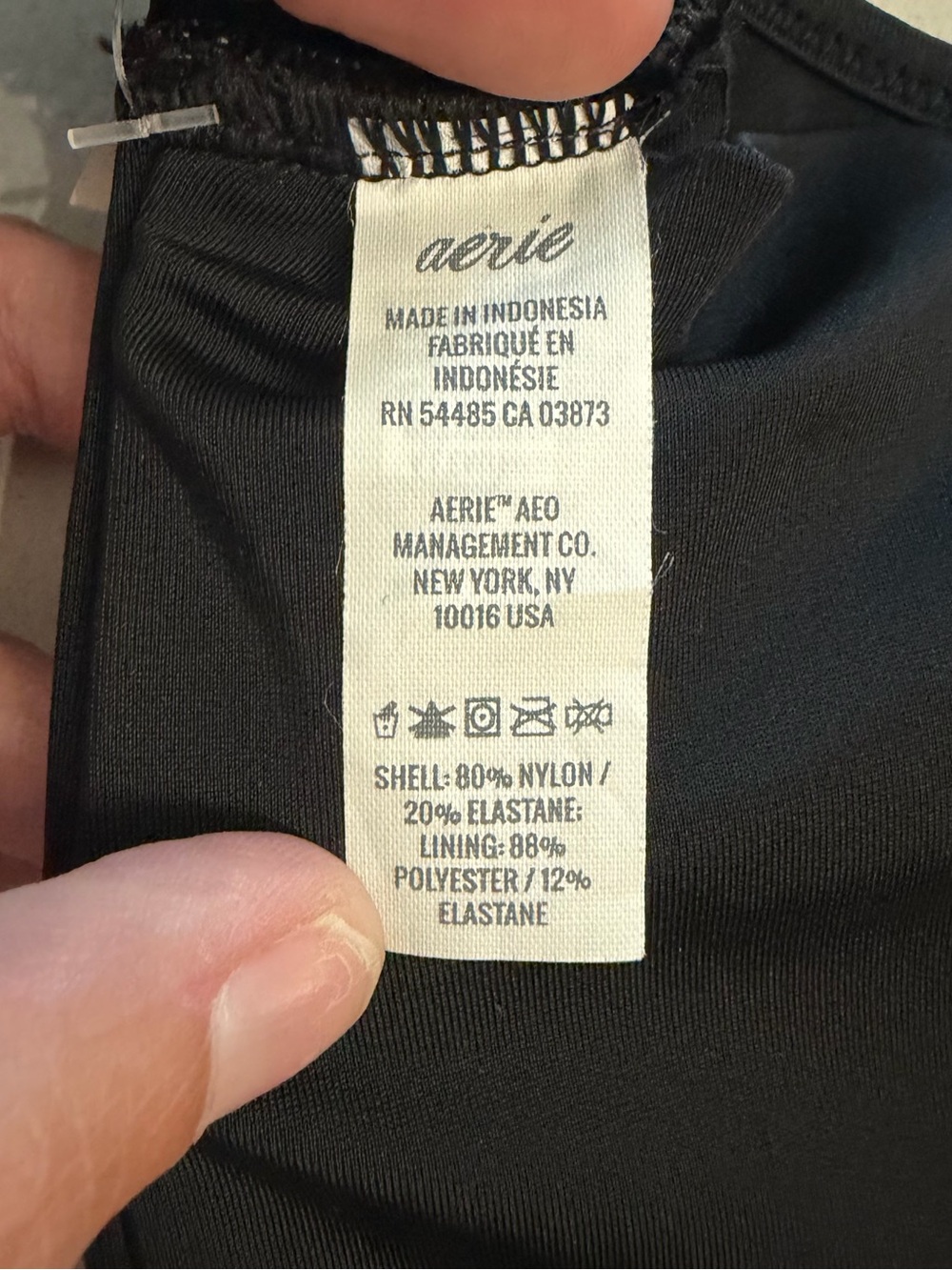 Aerie Women’s Black Scoop Wrap Halter Tie Bikini Top Sz S NWT - Picture 7 of 9